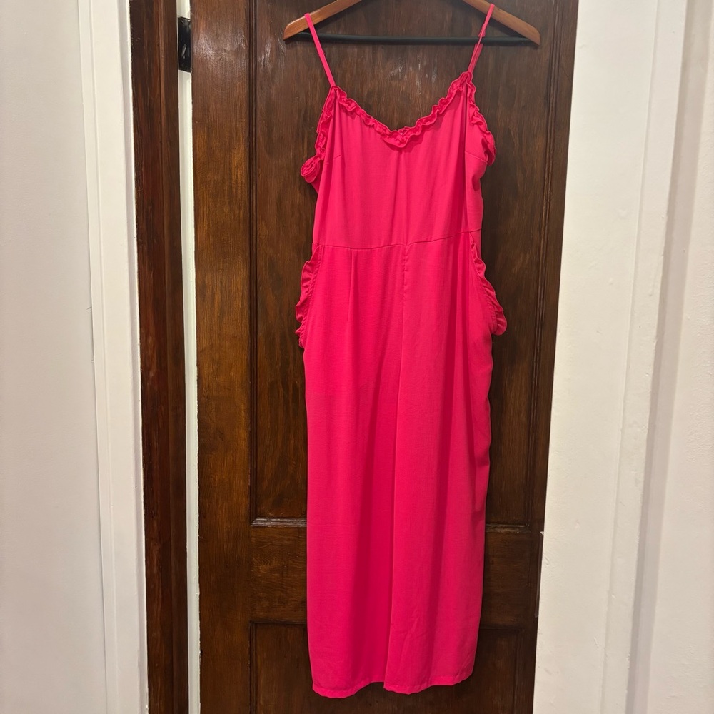 H&M Pink Ruffle Romper